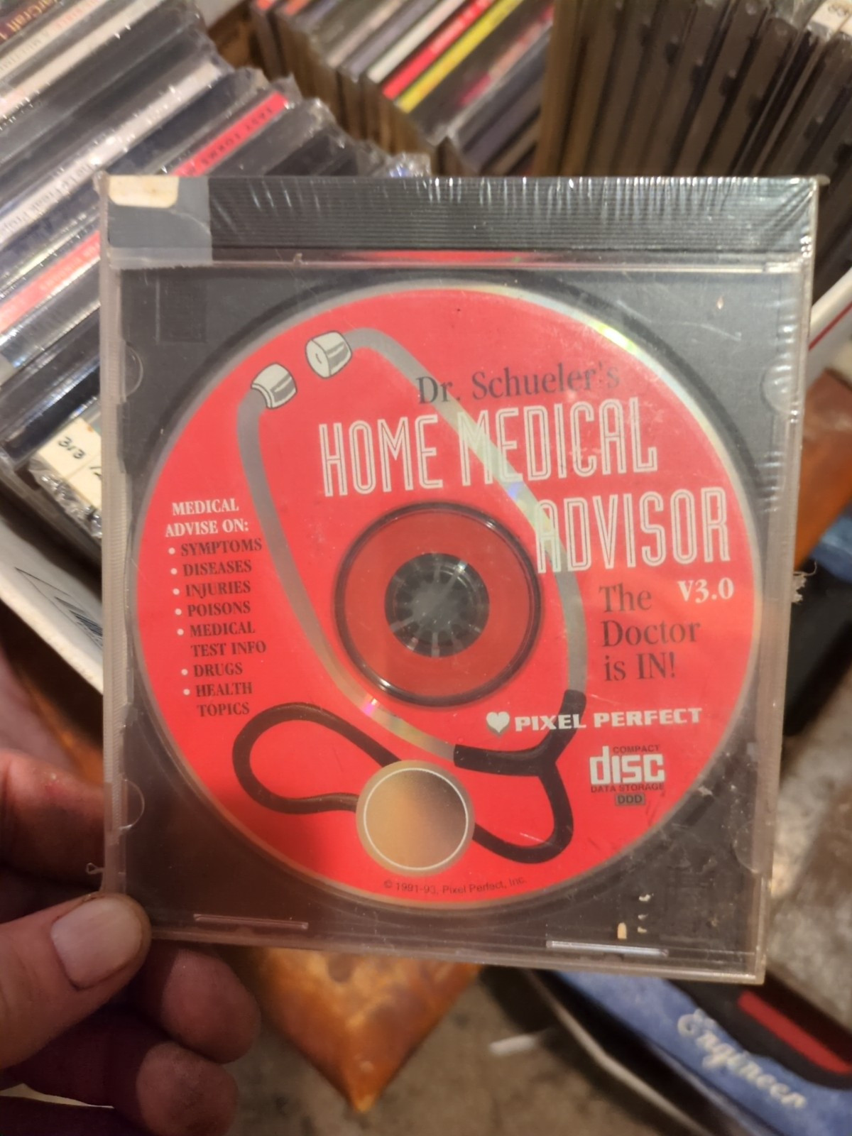 Dr. Schueler's Home Medical Advisor v3.0, PC CD-ROM 1993 Sealed NOS Doctor Is In