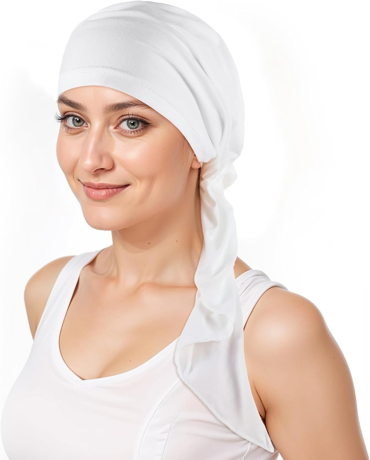 1Pcs Chemo Headwear for Women, Pre Tied Chemo Head Scarf for Women, Hair Loss -