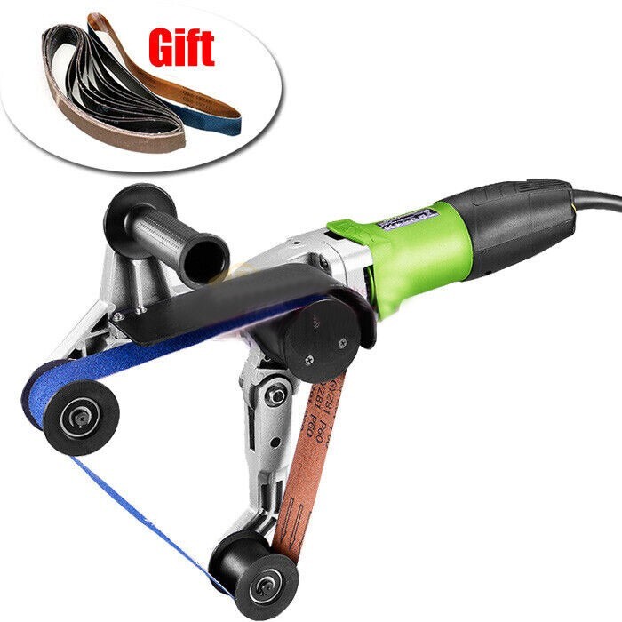 Tube Pipe Belt Sanders Polisher Stainless Steel Tube Polishing Machine 110V/220V