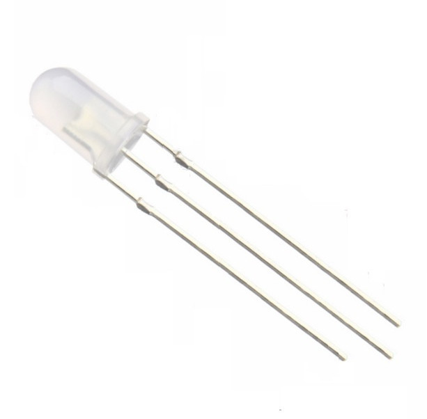 50pcs 5mm 3Pin Diffused two Bi-Color Red & Green Light Common Anode Led Diode