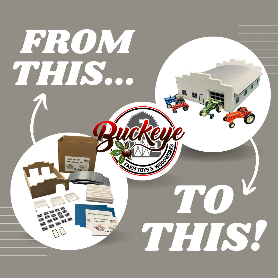 1/64 Toy Tractor Vintage Dealership DIY Kit #K45VD