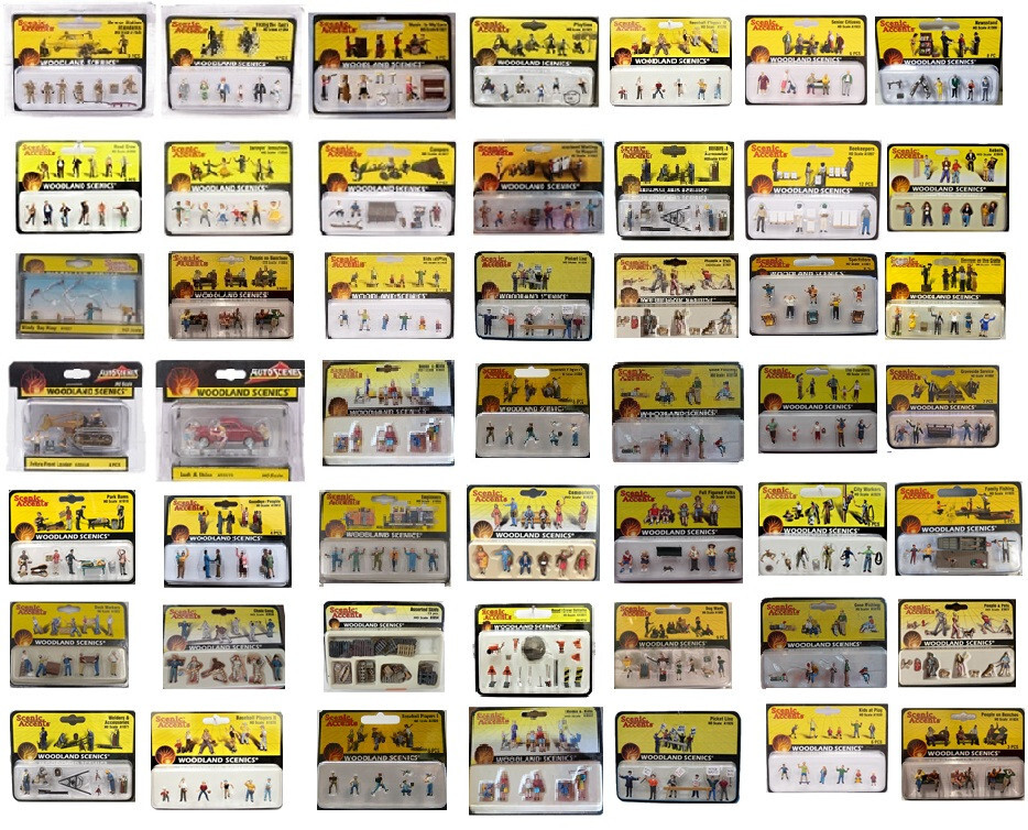 Woodland Scenics People / Figures / Animals HO Scale