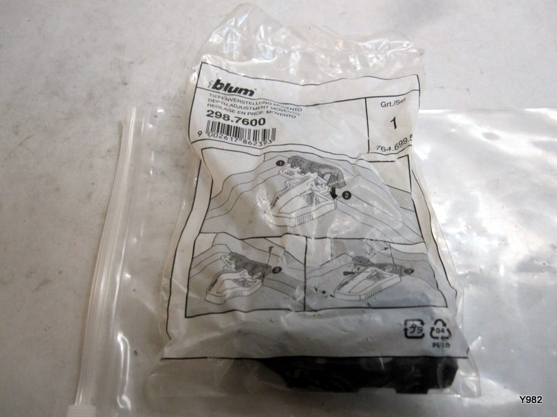 Blum 298.7600 Movento Press-In Depth Adjustment Adapter Set