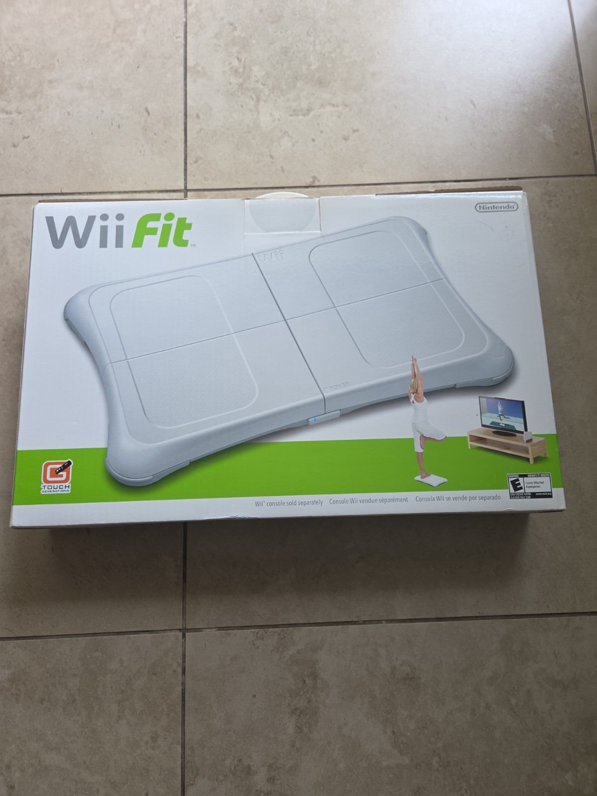 Nintendo Wii Fit 2008 Balance Board & Game Home Fitness + Wii Fit Game NEW