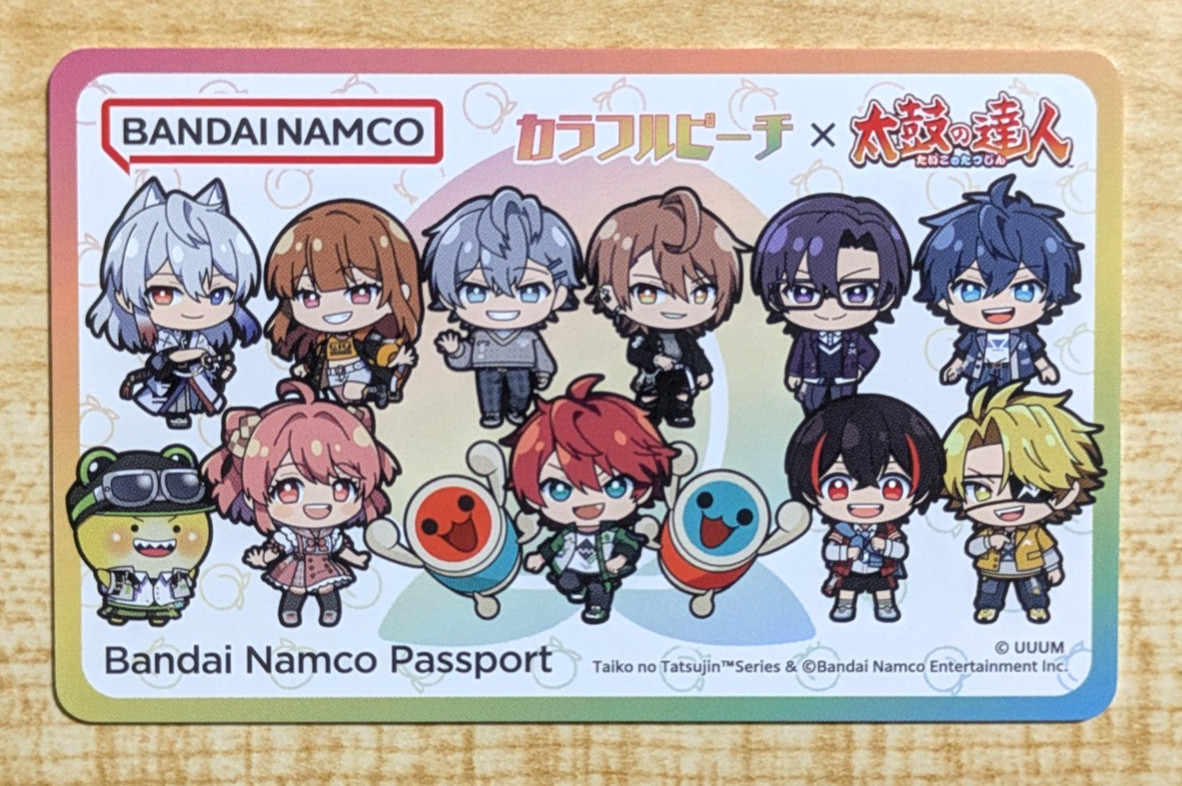 SHIPS FROM USA Bandai Namco Passport Card Taiko no Tatsujin banapassport IC
