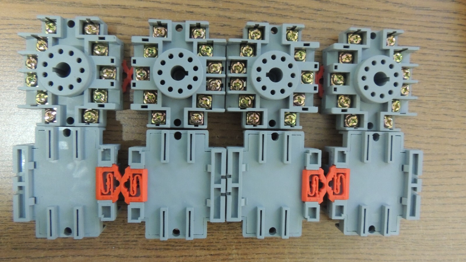 Dayton 6X156M 11-Pin Relay Socket 300V 15A 600V 5A, LOT OF 8, NEW OPEN BOX