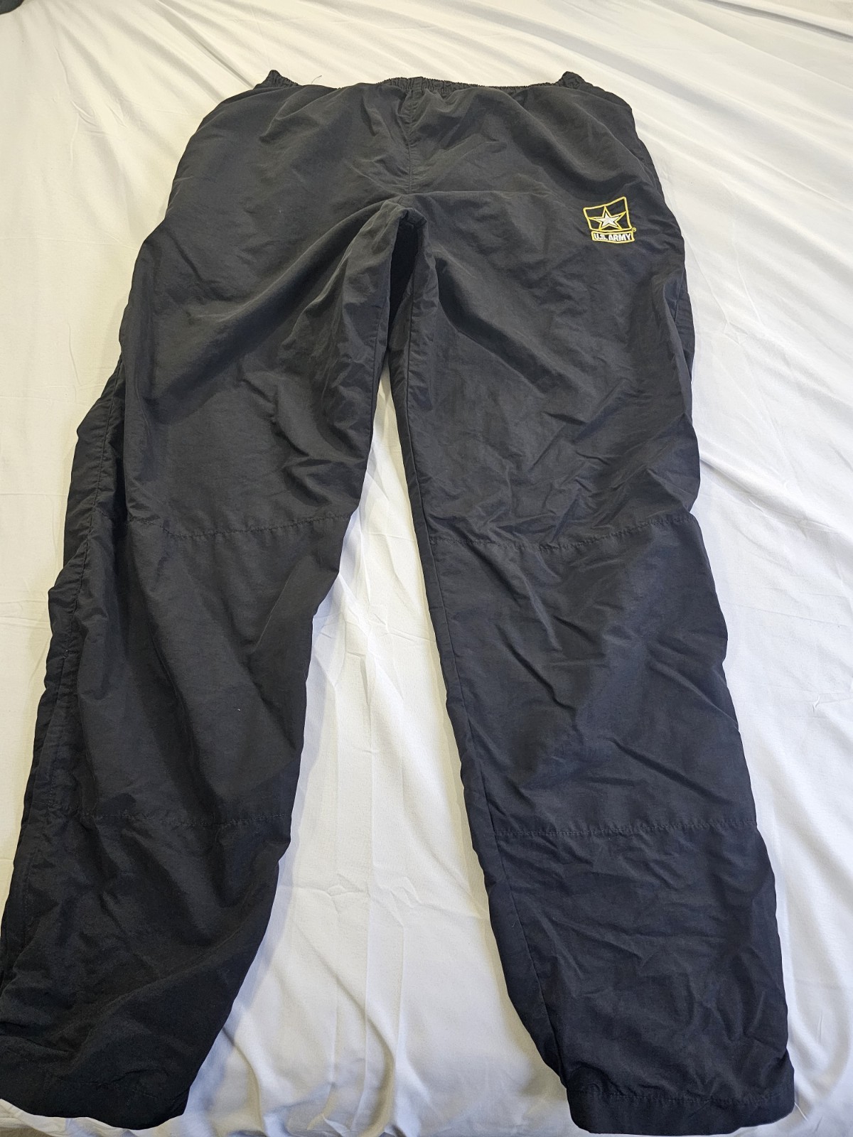 U.S. Army Black Unisex P.T. Pants Woth Army Logo Size XL,  Long