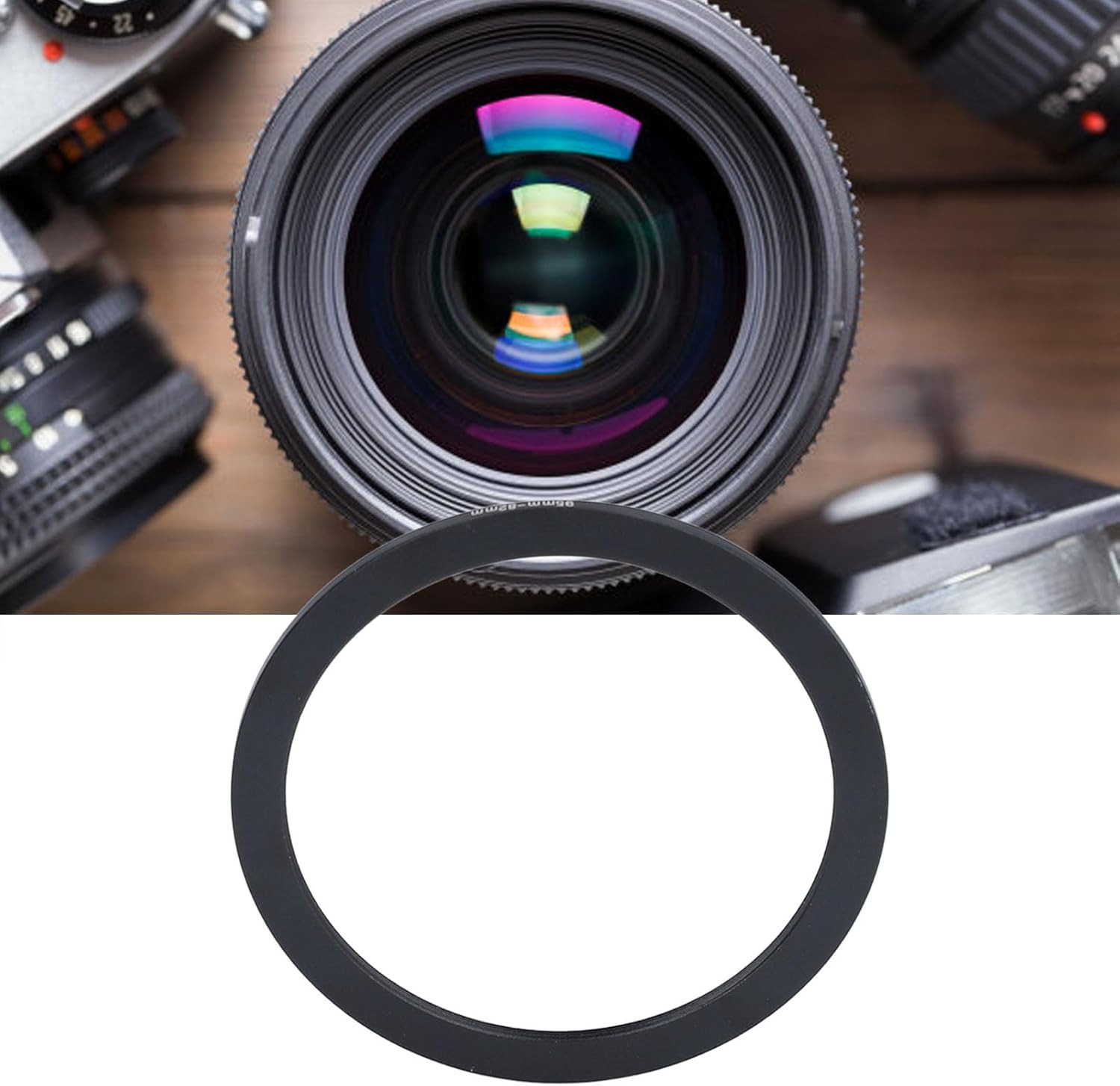 95Mm to 82Mm Filter Ring Adapter,Step down Filters Ring,Camera Lens Filter Metal