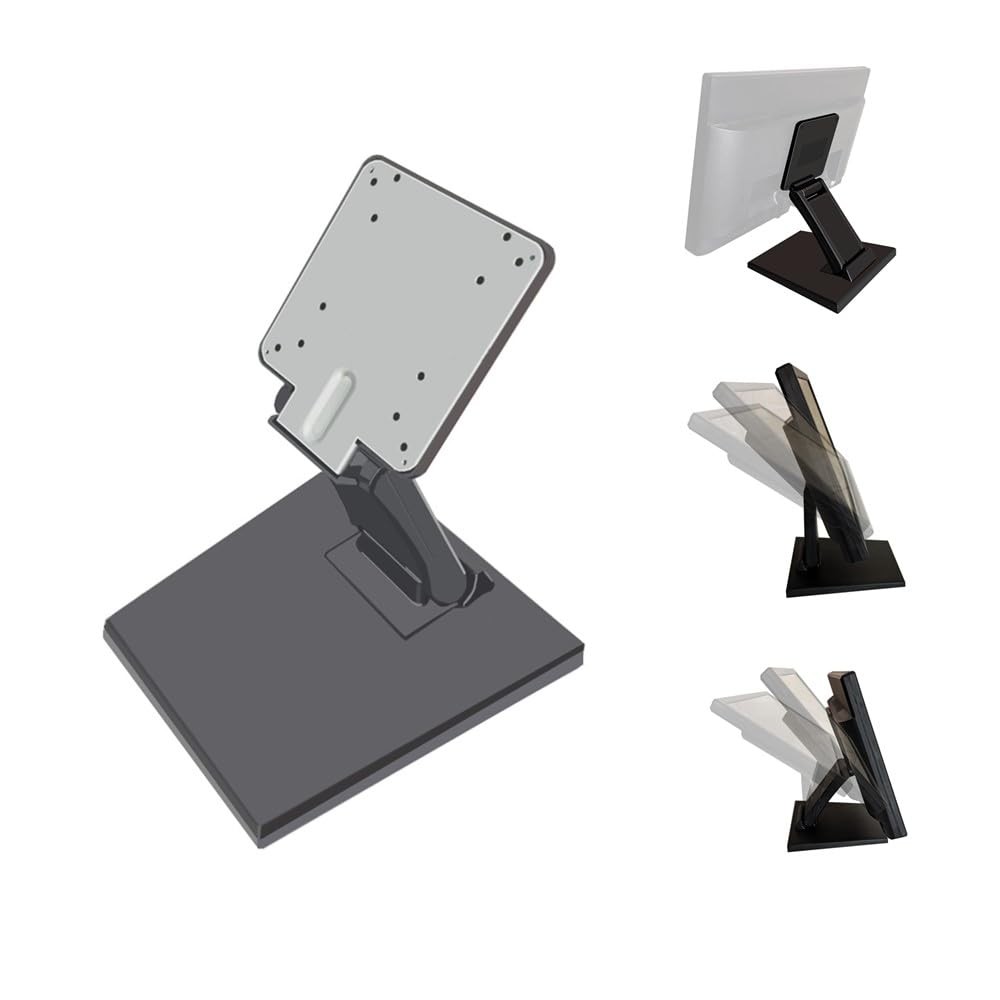 Adjustable Monitor Stand Foldable Monitor Mount for 10-27 Inch LCD TV Screens...