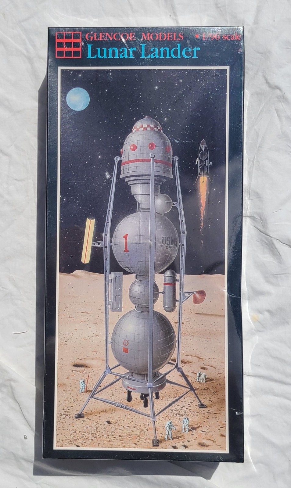 Glencoe Models Lunar Lander 1/96 Scale Plastic Kit 05003 New Factory Sealed