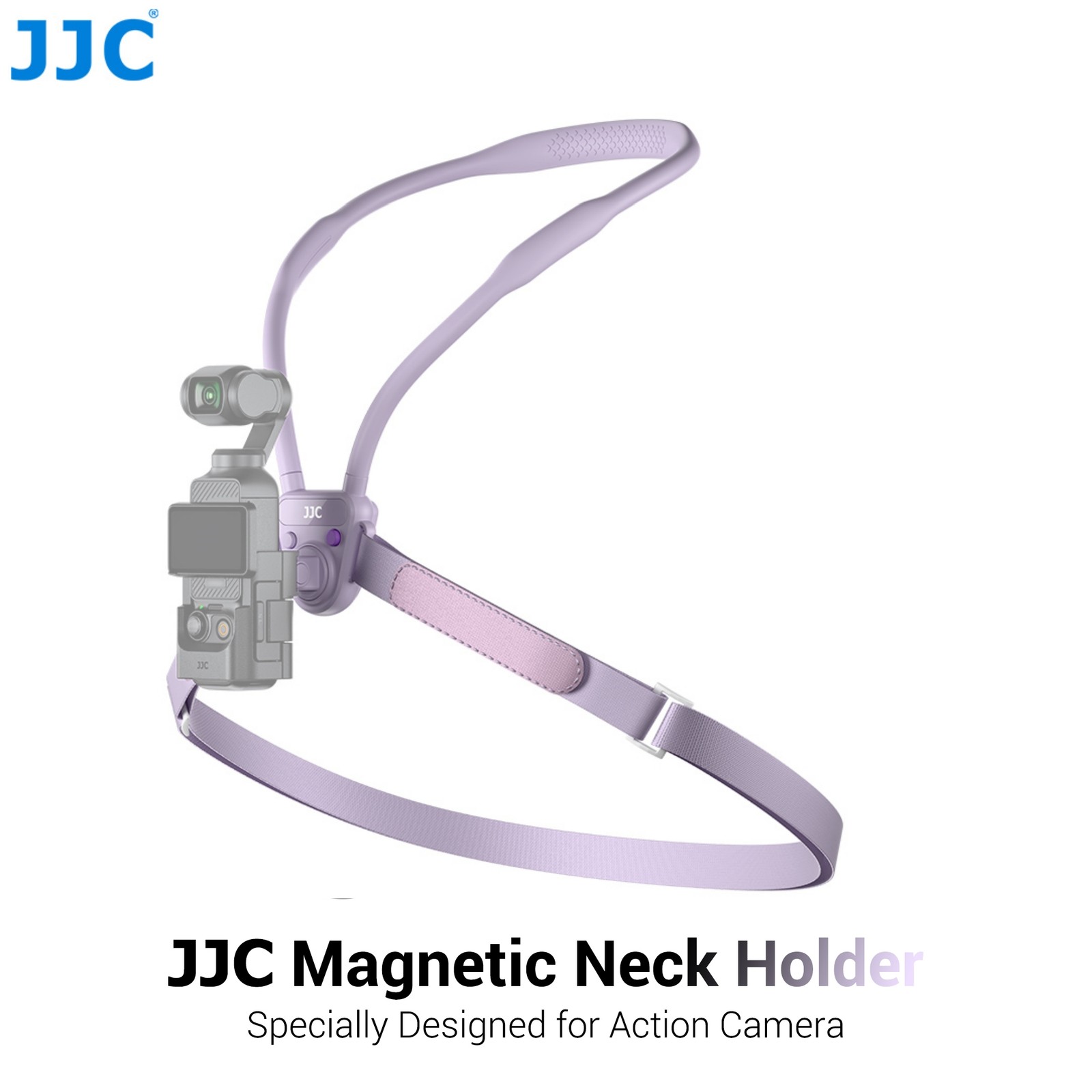 JJC Magnetic Neck Mount Adapter for Insta360 X4 Air Ace Pro 2 DJI Action 6 5 pro