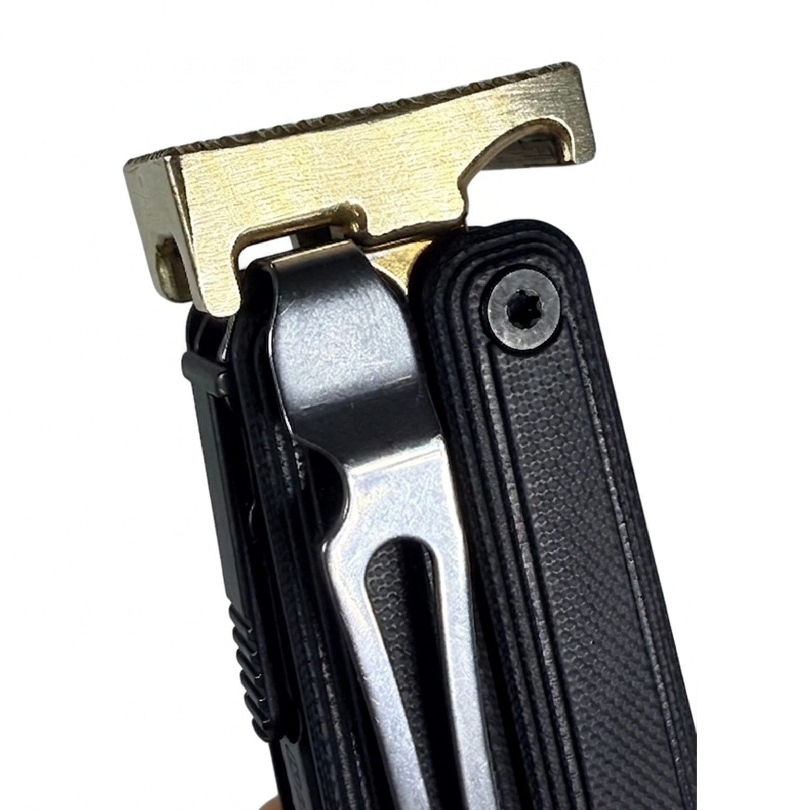 For Leatherman ALPHA, BRASS Hammer Head ADD-ON, tactical, military, Modification