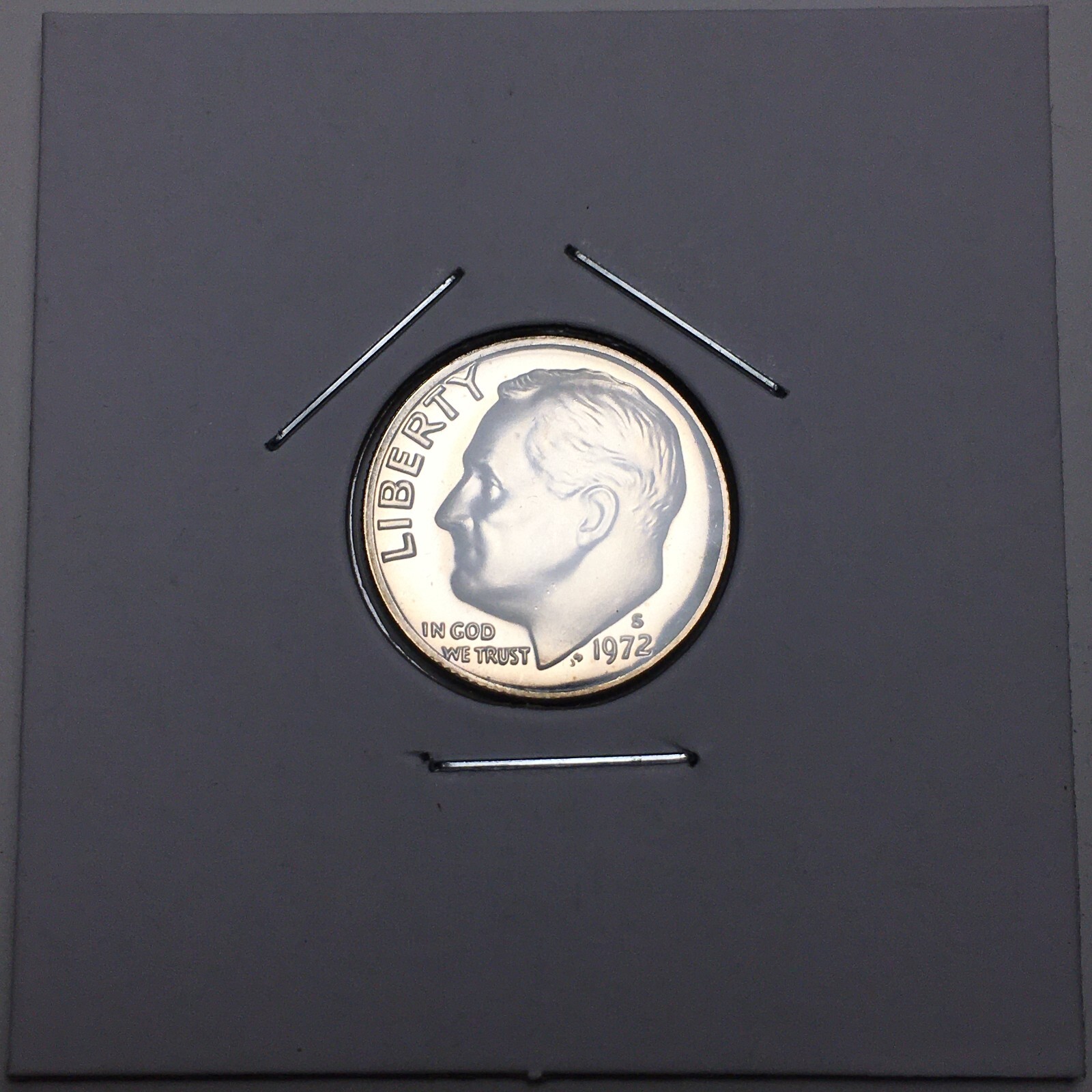 1972-S Proof Dime - Proof (PR) KM#195a - D72S
