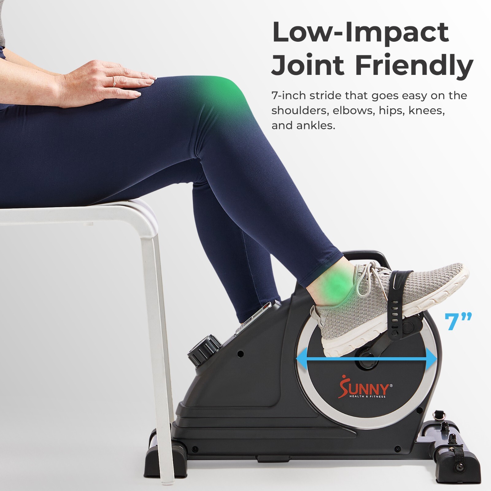 Sunny Health & Fitness Magnetic SMART Mini Exercise Pedal Cycle SF-B020026SMART