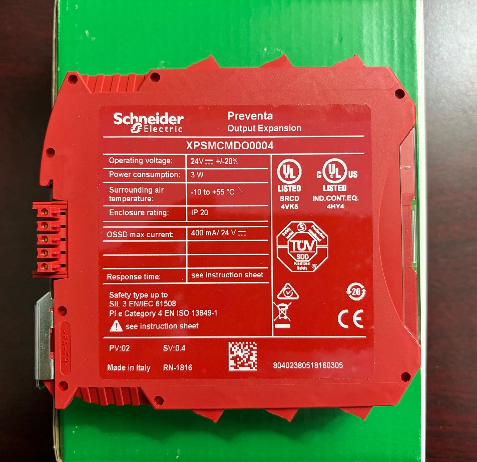 XPSMCMDO0004 Schneider Electric Modicon 4 Digital Output Pair Expansion Module