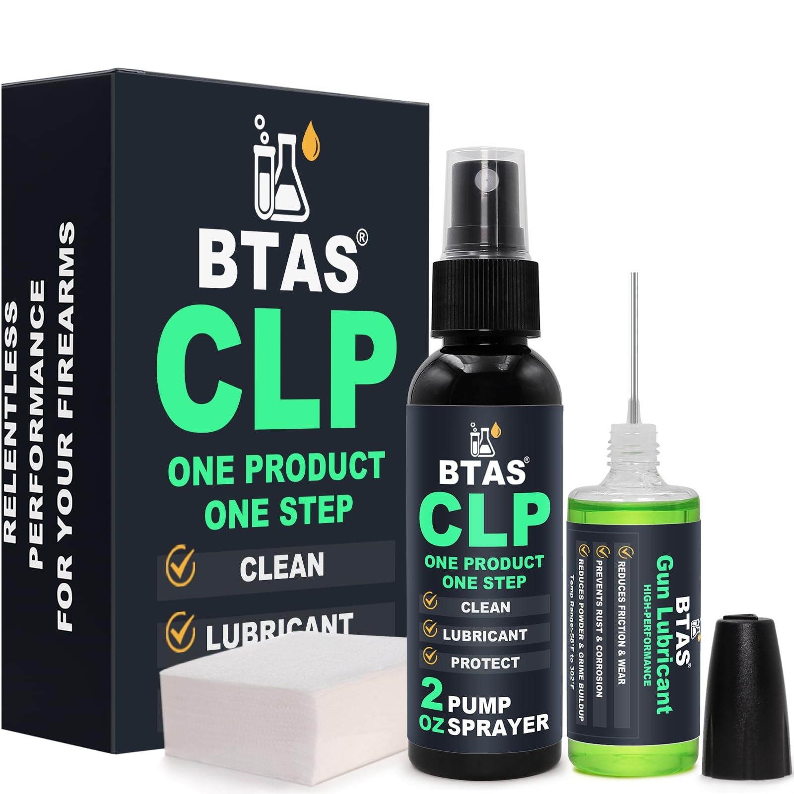 BTAS Gun Cleaner and Lubricant CLP Oil Cleaning Kit Universal Spray...