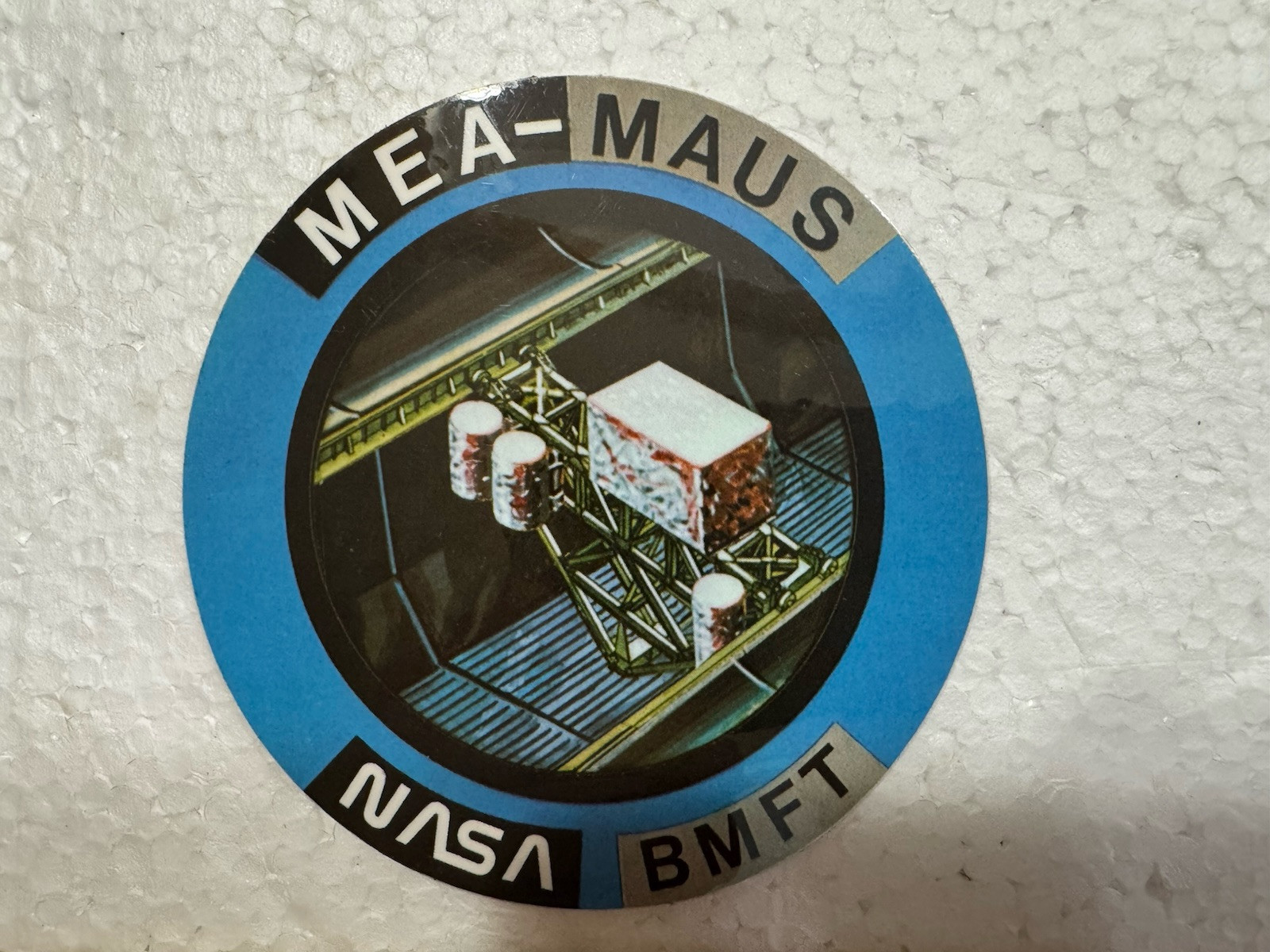Vintage NASA Sticker- MEA - MAUS - BMFT