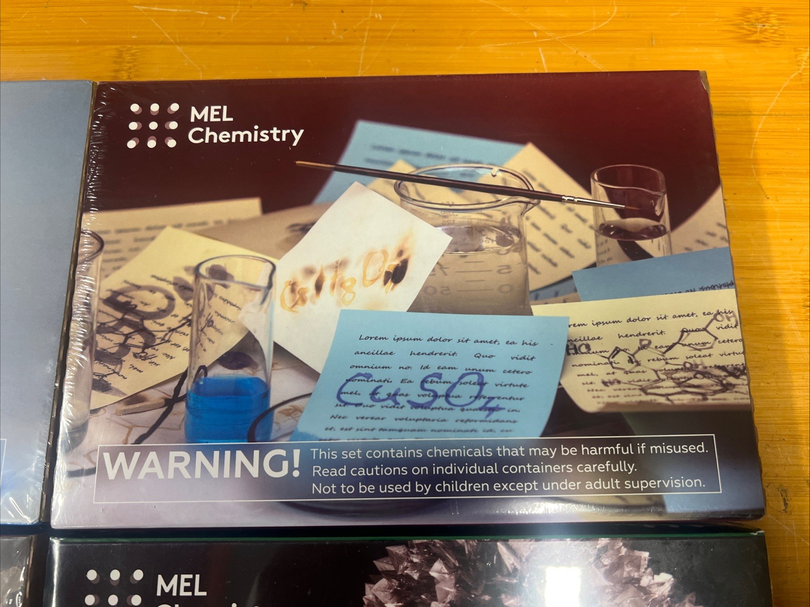 MEL Science Chemistry Kits-Oxygen, Chemistry Of Spies, Tin & Artificial Sea