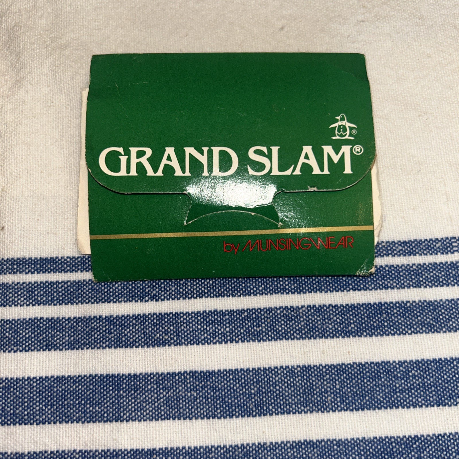 VINTAGE Penguin Munsingwear Advertising Grand Slam Golf Tees Folder Ball Market
