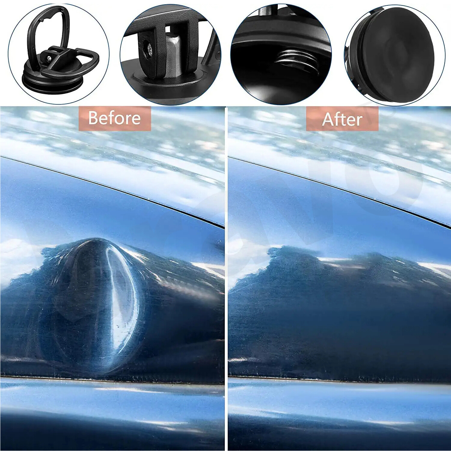 Auto Body Dent Repair Puller Pull Panel Ding Remover Sucker Suction Cup Tool