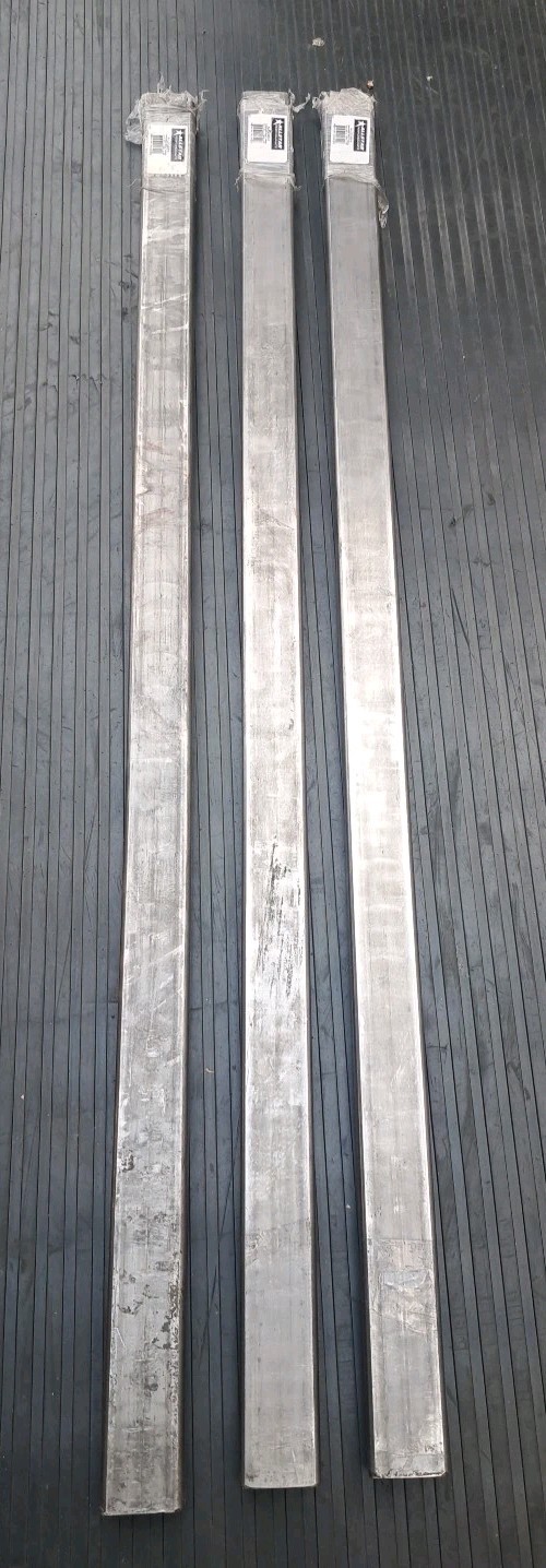 Allstar Performance ALL22183-4 Rectangle Mild Steel Tubing 1"x2"x .120x4' (Qty 3