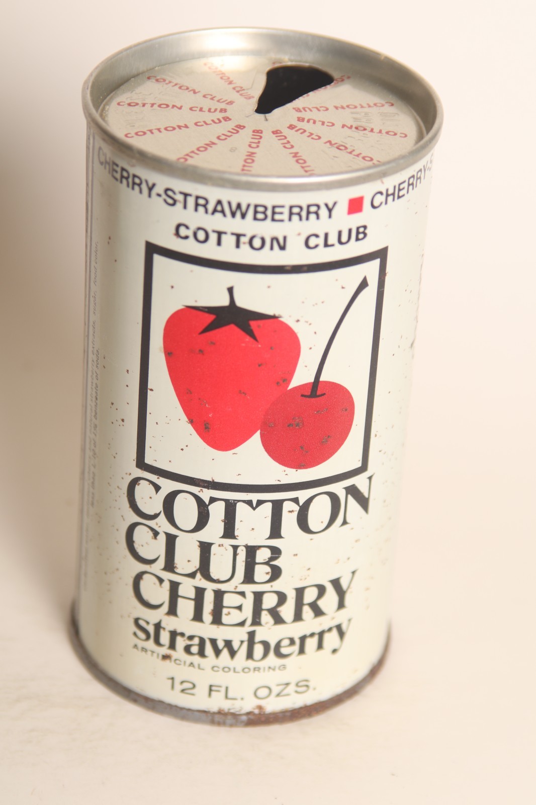 Cotton Club Cherry Strawberry soda can