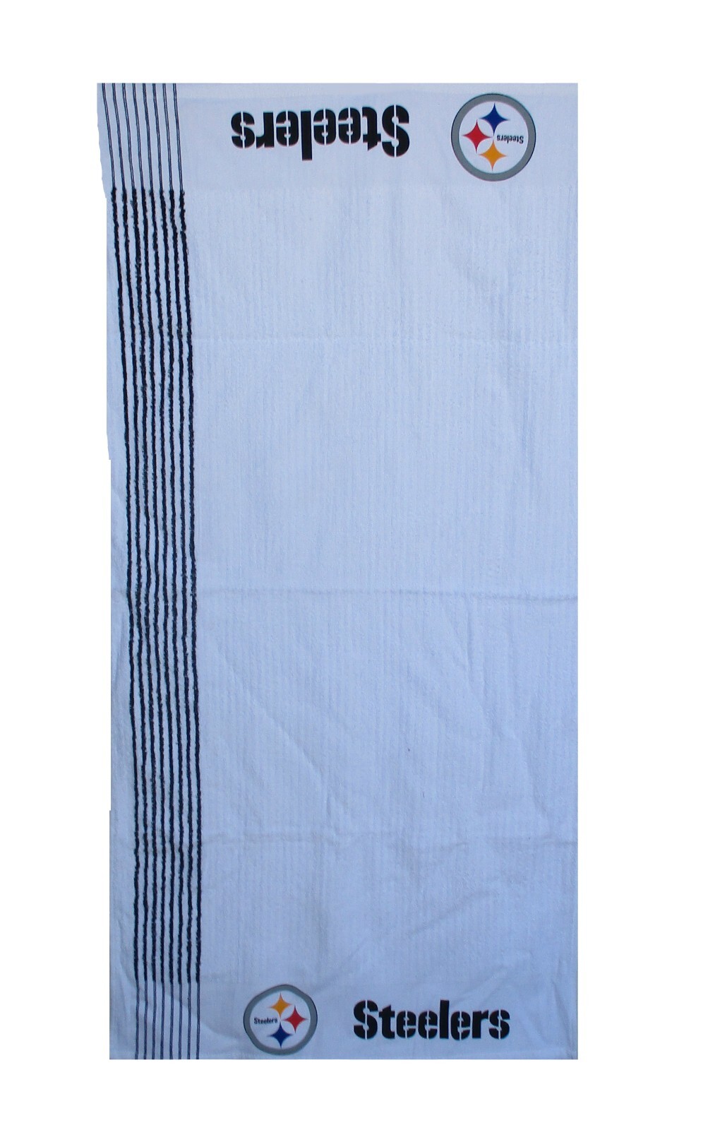 Pittsburgh Steelers Team Logo 22" x 44" Utility Towel White