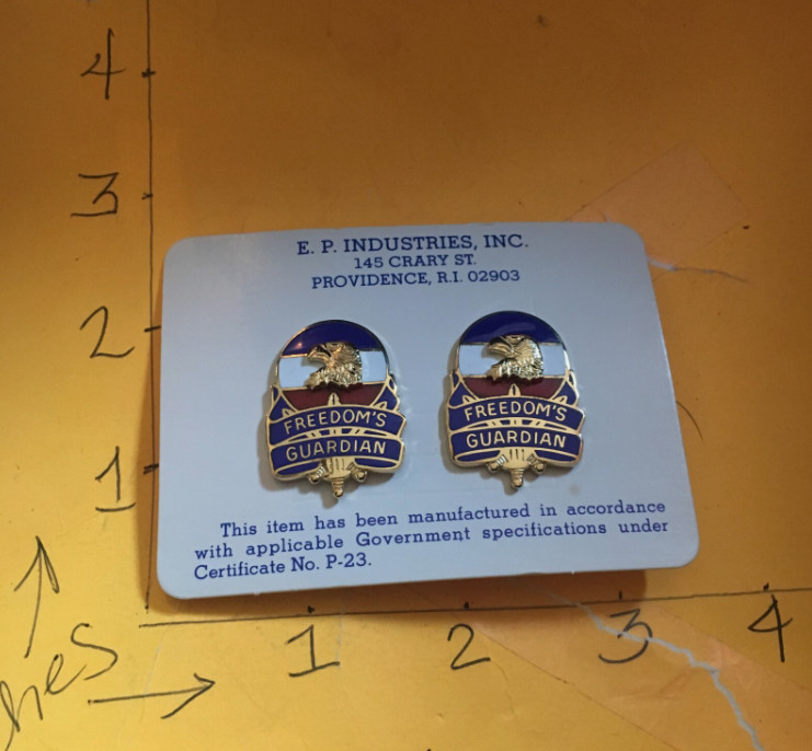 US Army Forces Command , cb - Unit Crest, DI, DUI SET OF 2