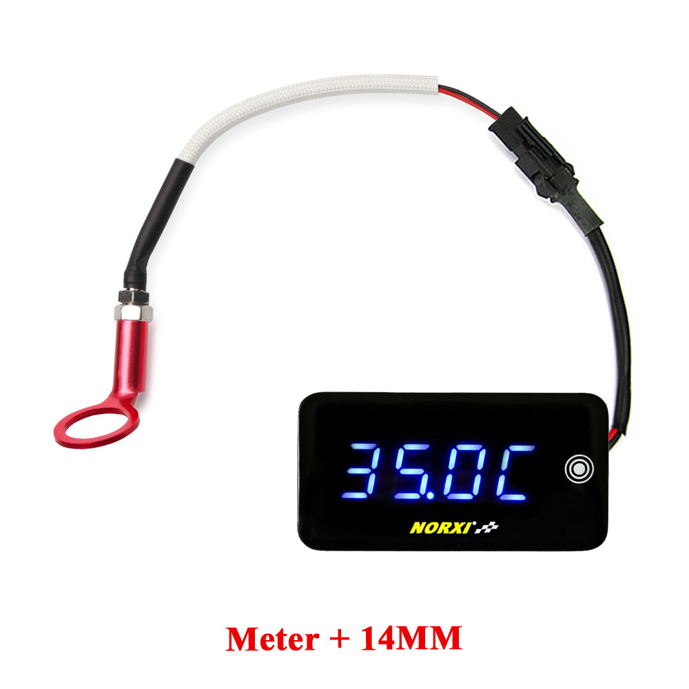 Motos 3 in 1 Engine temperature Volt Time Time LED Display Norxi Automatic