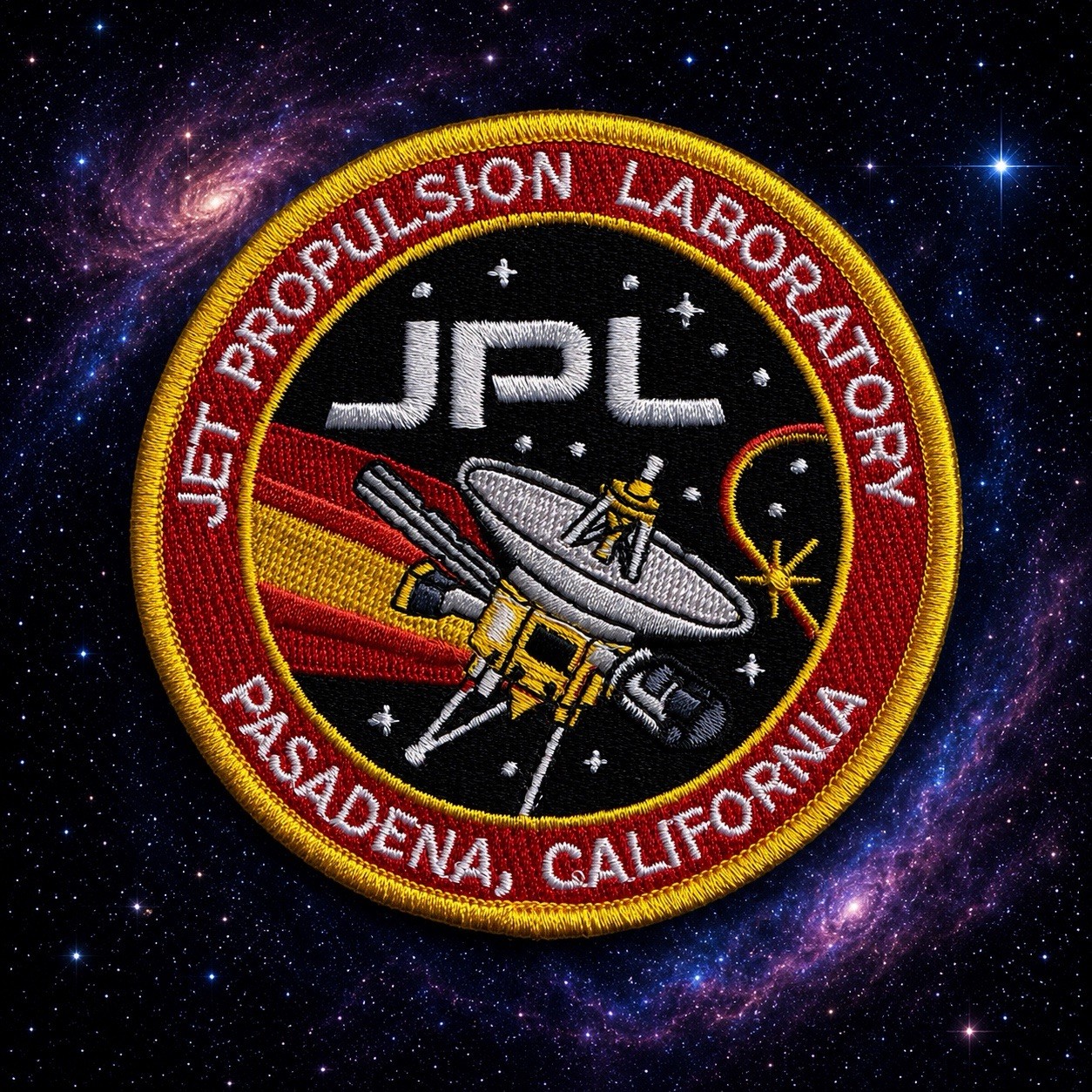 NASA - JET PROPULSION LABORATORY (JPL) - DEEP SPACE EXPLORATION PATCH - 3.5”
