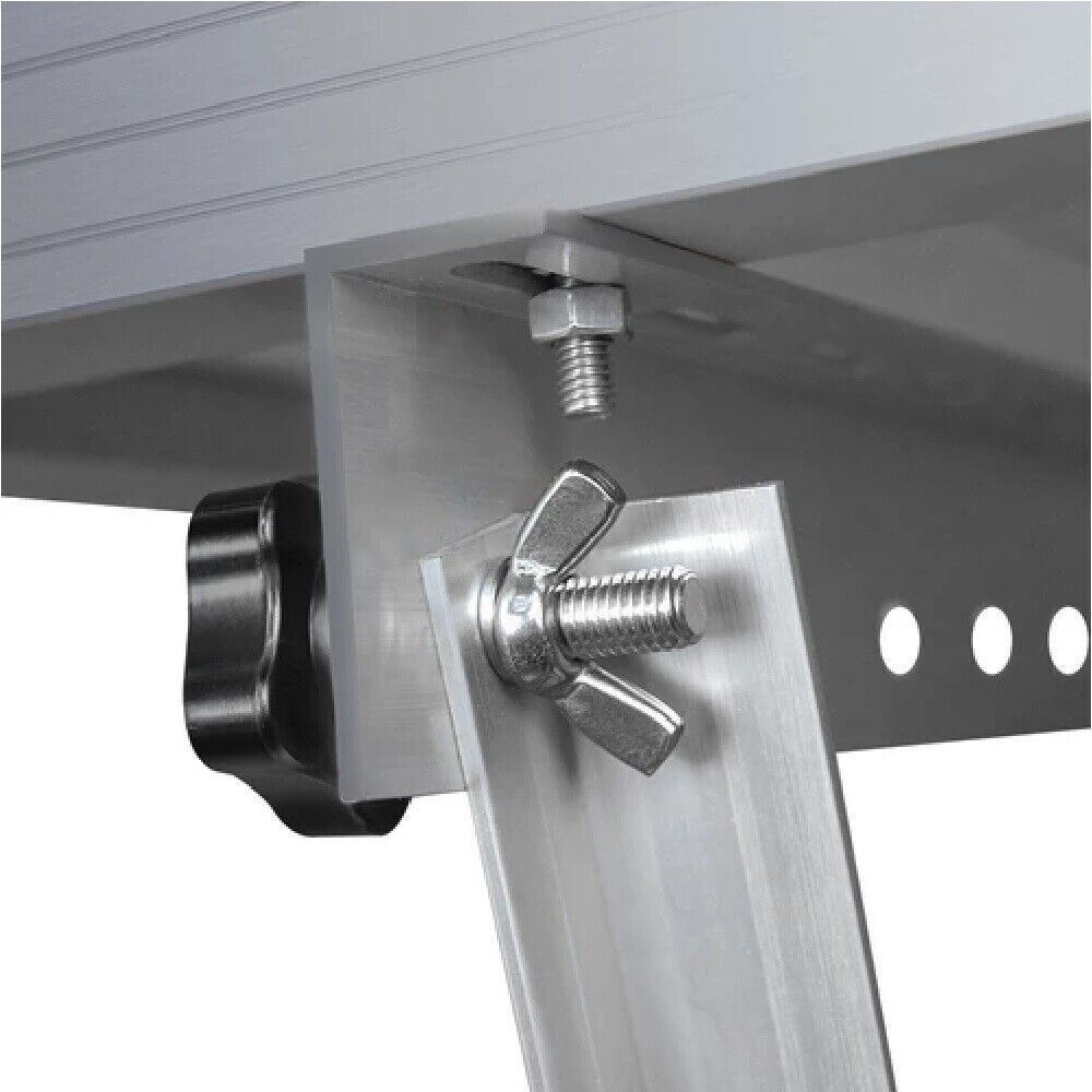 Solar Panel RV Tilt Mount (45/47in）Brackets Roof Flat Surface Adjustable Frame