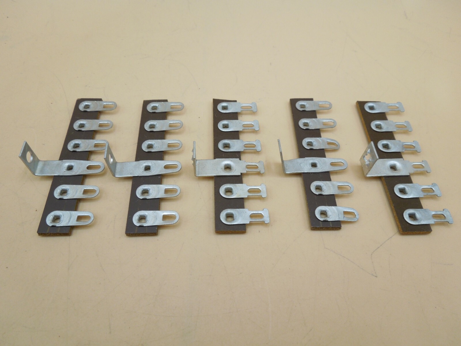 Terminal Strip, 6 Lug, 1 Lug Common Phenolic Terminal Strip NOS (#34) (QTY  5)