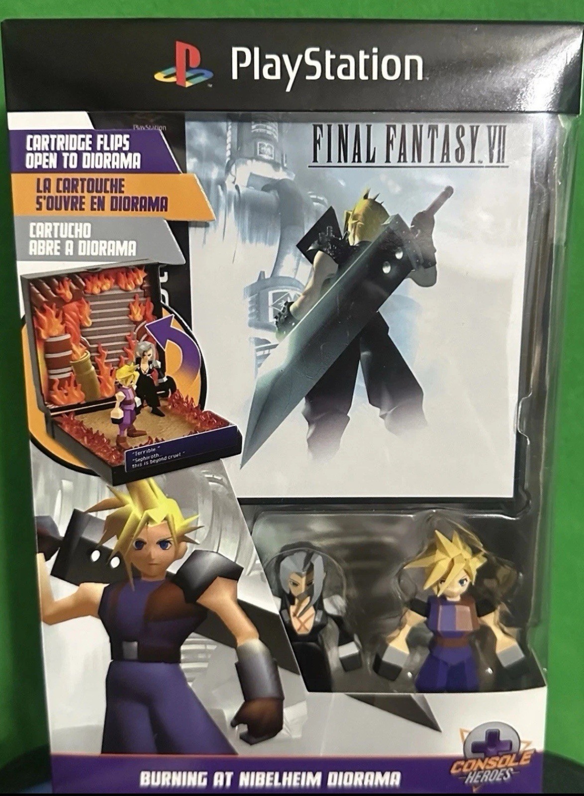 Console Heroes Final Fantasy VII Burning At Nibelheim Diorama (2026)