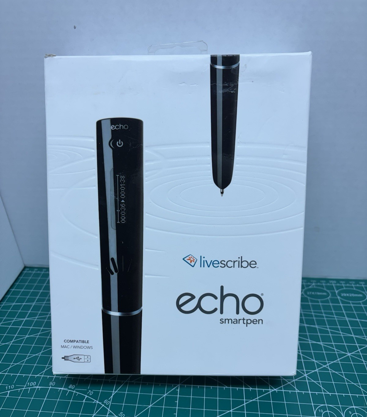 Livescribe Echo Smartpen Black w/ Audio Recording, Mac/Windows APX-00016