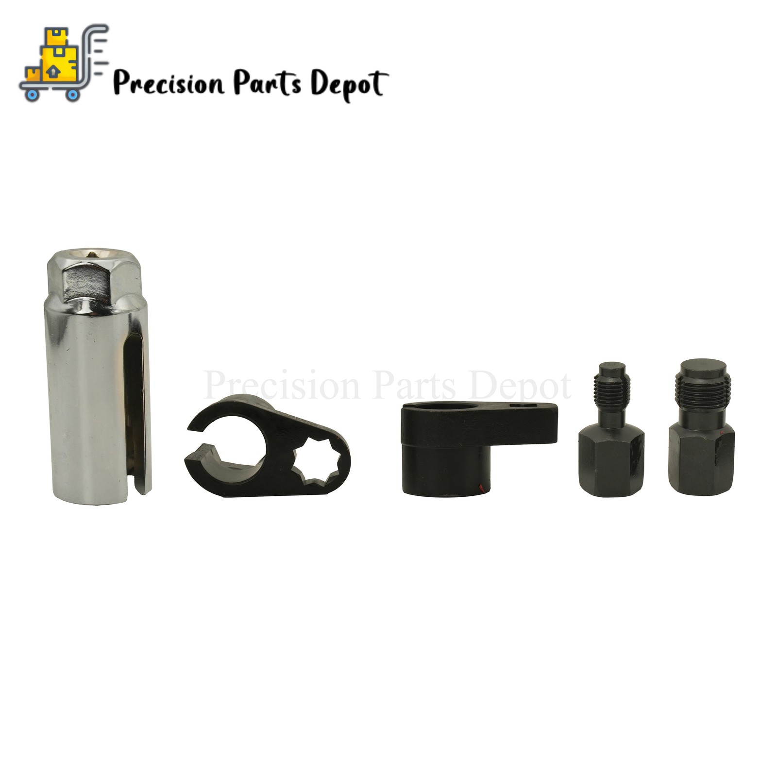 5PCS O2 Oxygen Sensor Socket Thread Chaser O2 Sensor Wrench Removal Tool Kit Set
