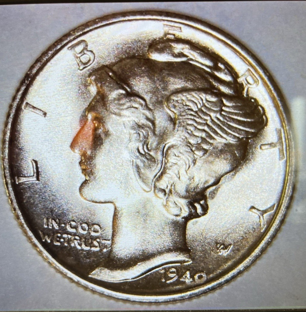 1940-S/S MERCURY DIME SUPER GEMBU**RPM -501 *& A BEAUTIFULL EXAMPLE OF DDO/DDR