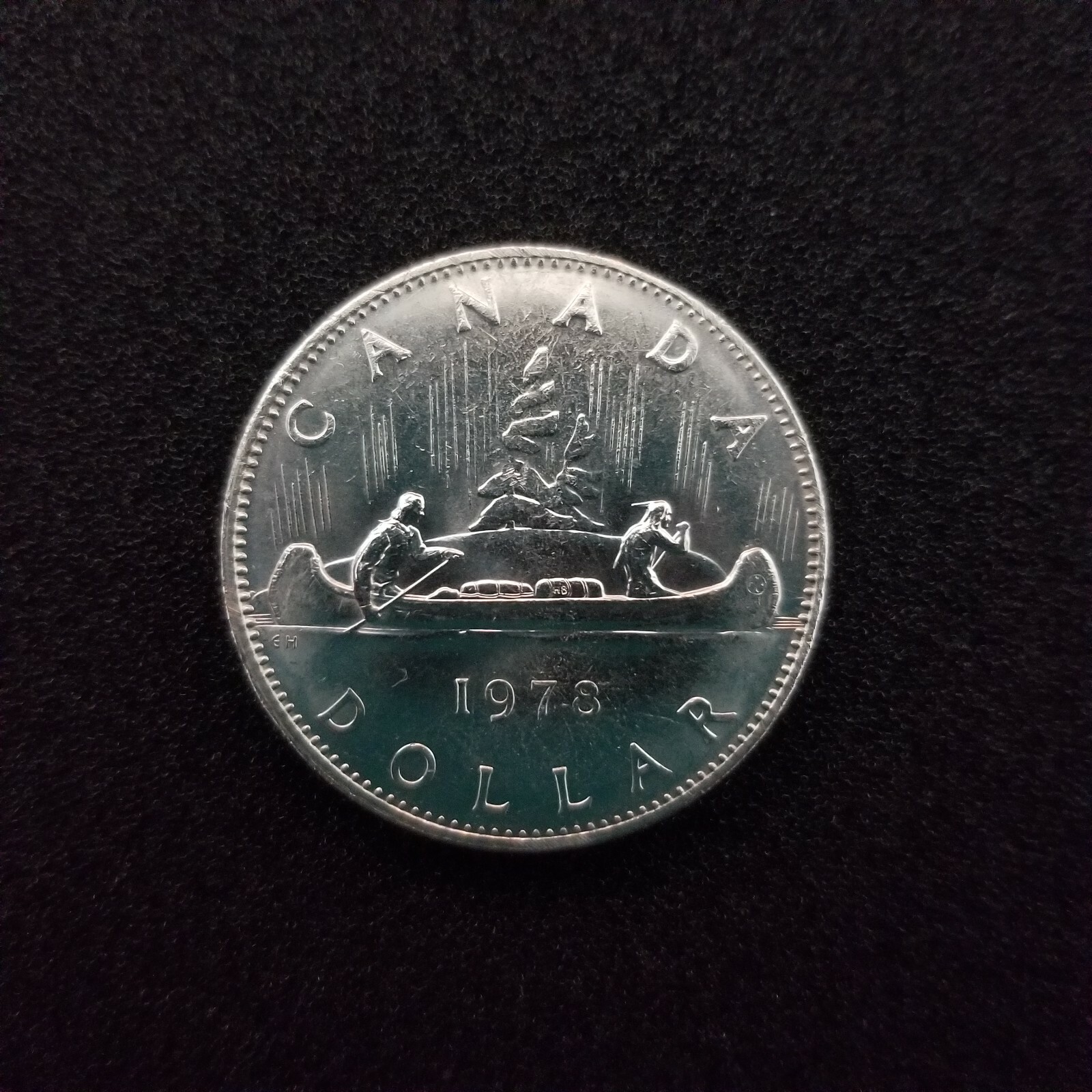 1978 Canada One Dollar Canadian Voyageur $1 Dollar Nickel Coin