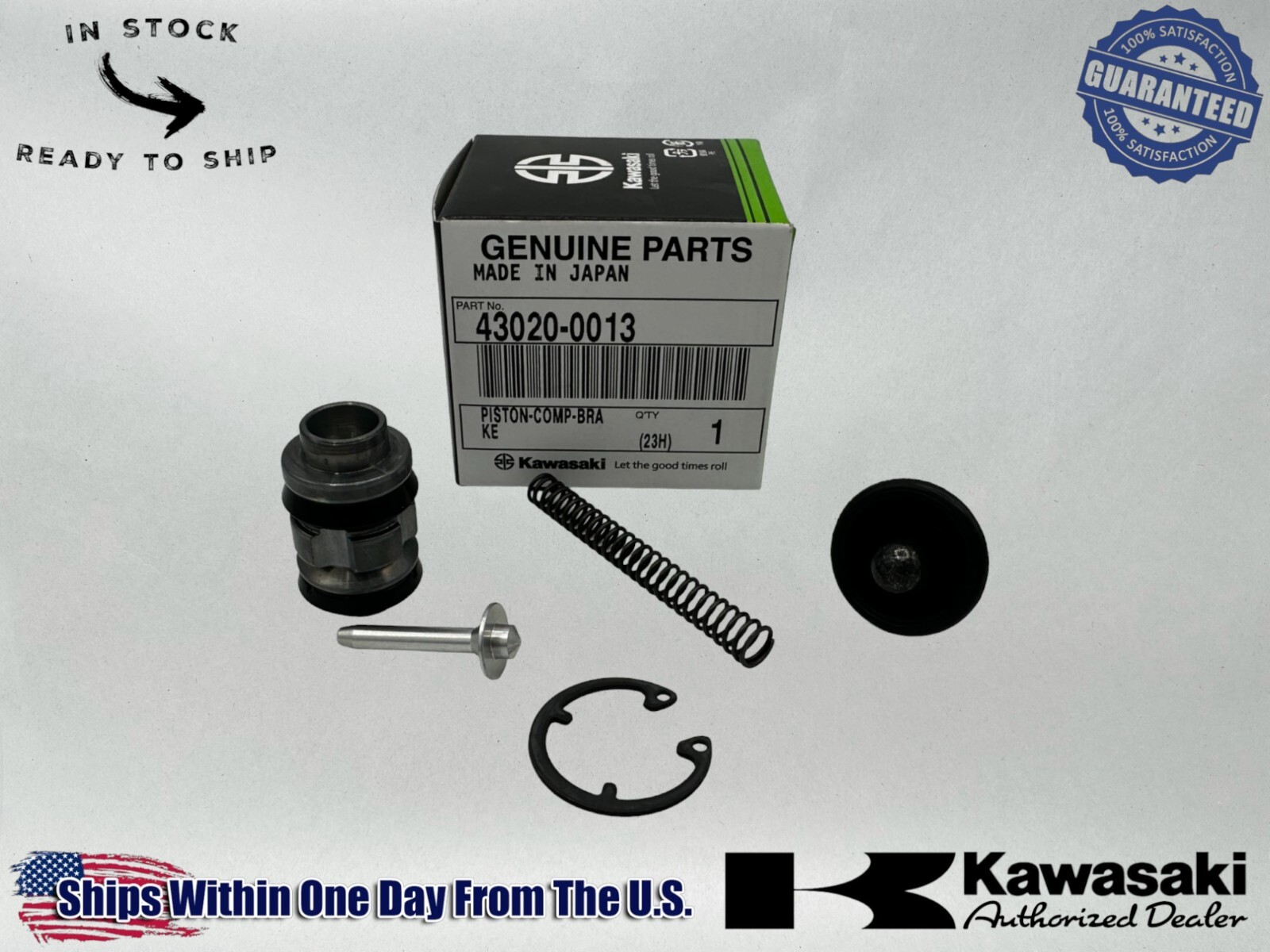 Kawasaki OEM 2008-22 Ninja ZX14R Front Master Cylinder Piston Kit