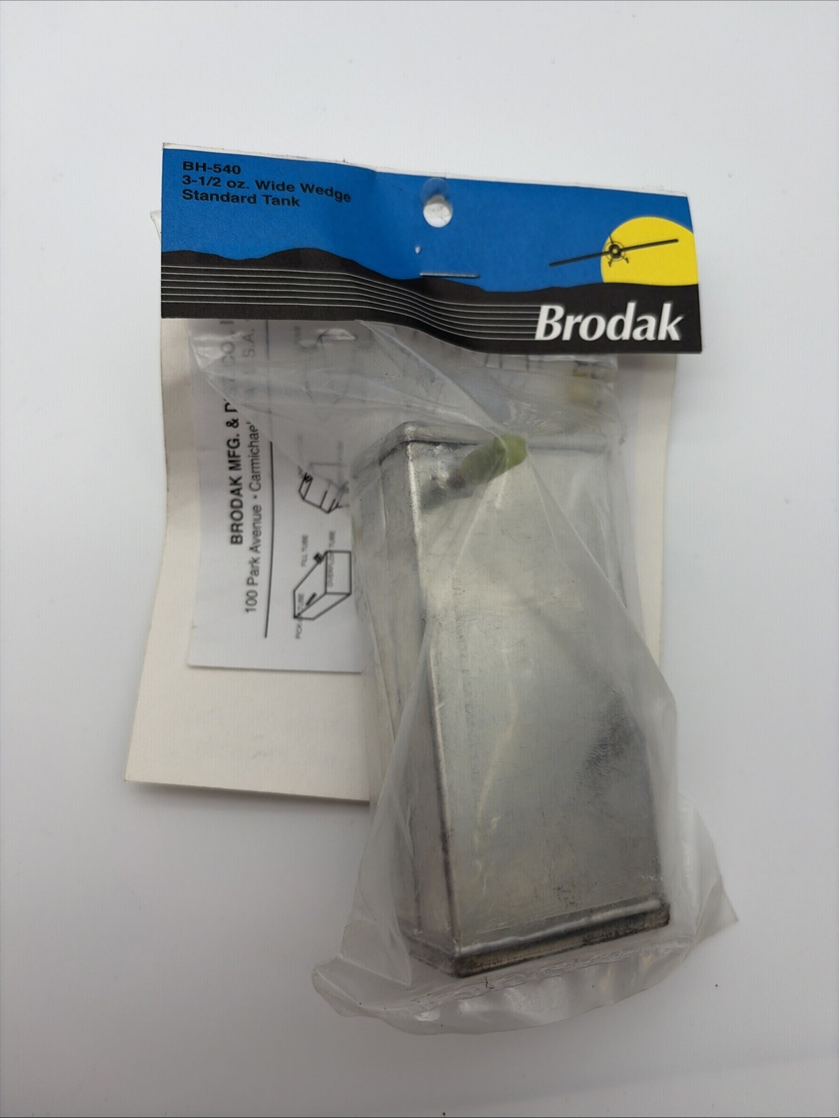 Brodak BH-540 3-1/2oz. Wide Wedge Standard Tank New