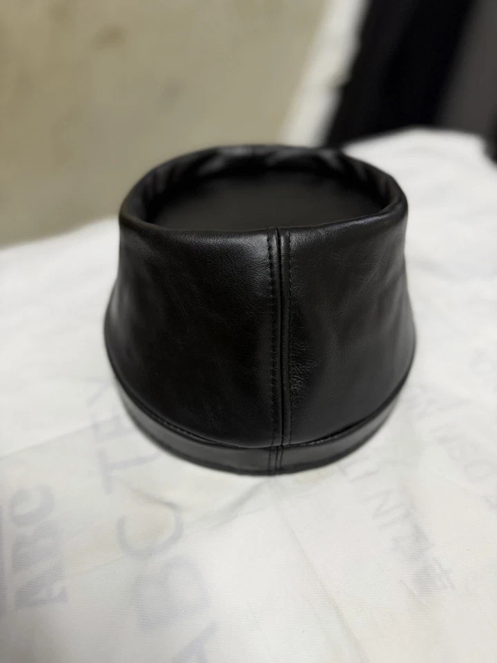 American Civil War Kepi leather cap, extraordinary craftsmanship.