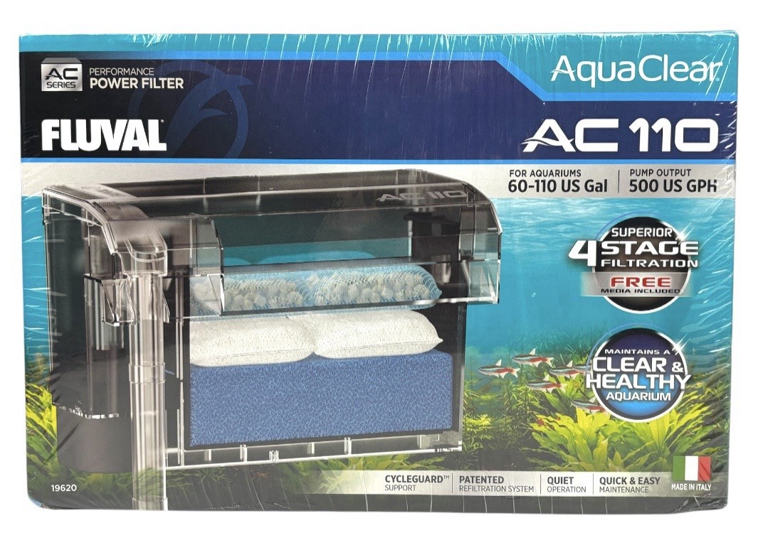 SEALED Fluval AC110 Power Filter For 60–110 Gallon Aquariums Brand New