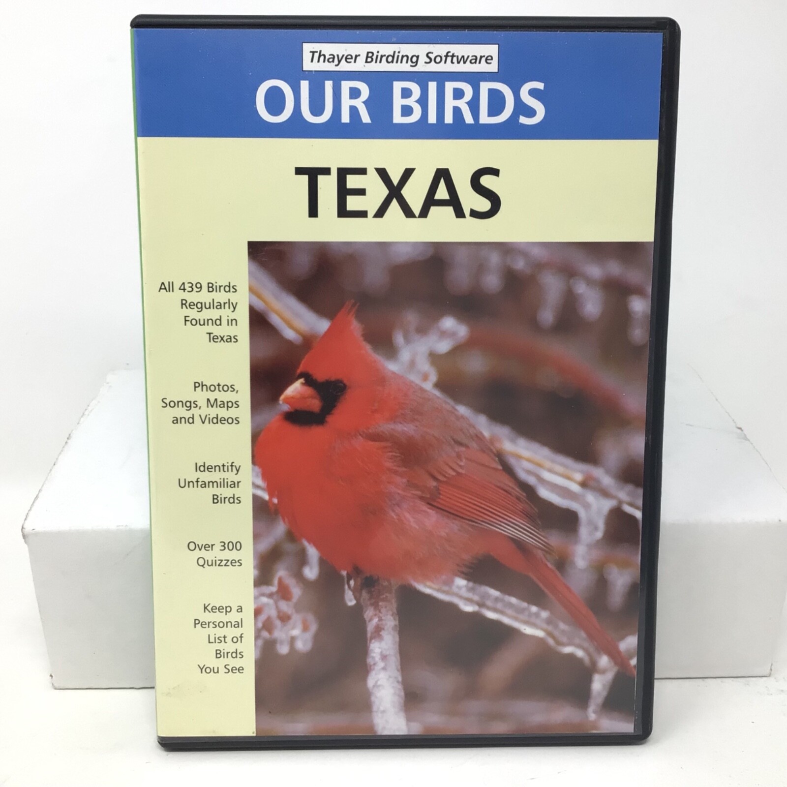 Thayer Birding Software Our Birds Texas CD Rom 2001 Vintage
