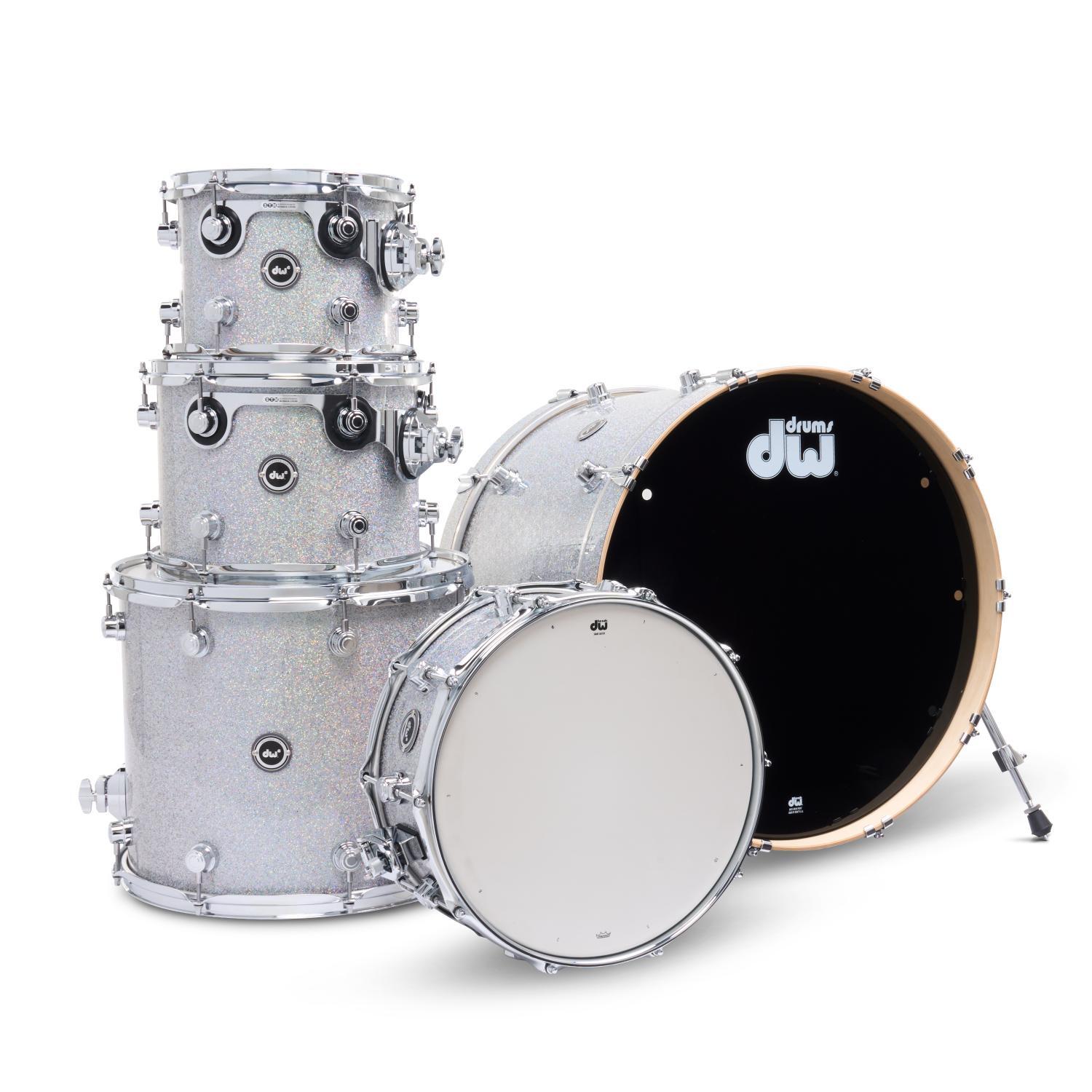 DW DWe 5pc Electronic/Acoustic Drum Shell Pack Diamond Nebula