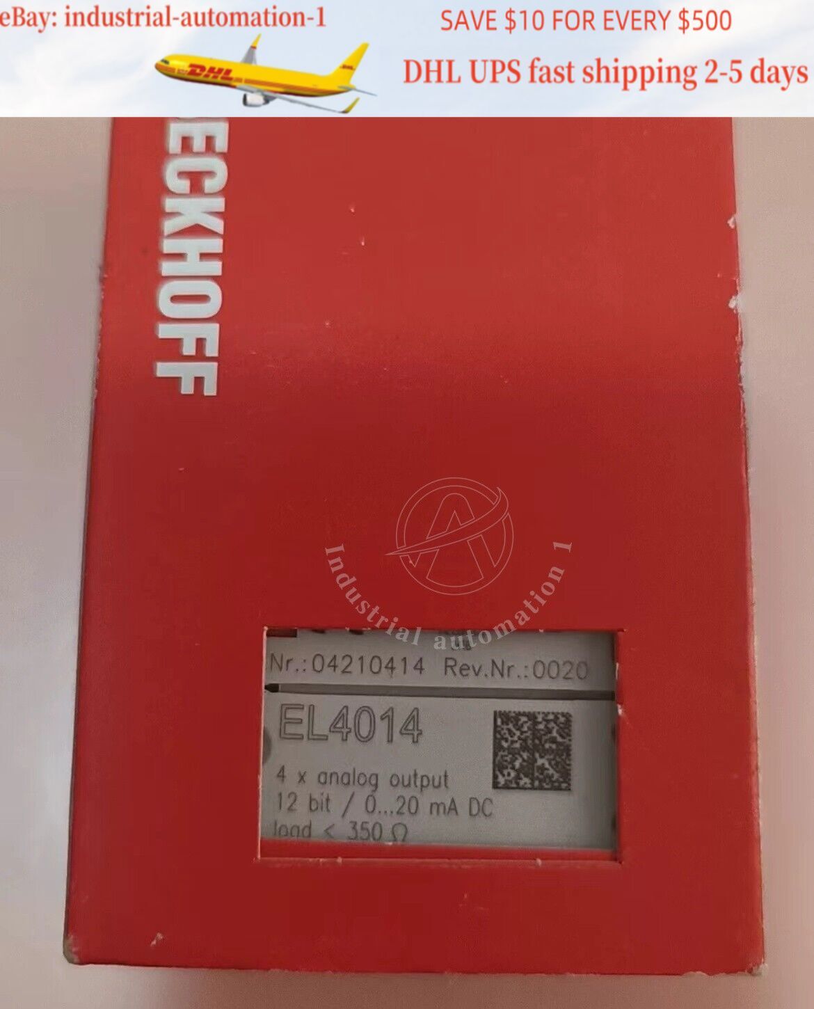 NEW BECKHOFF EL4014 Module EL 4014 Brand New In Box Free Shipping