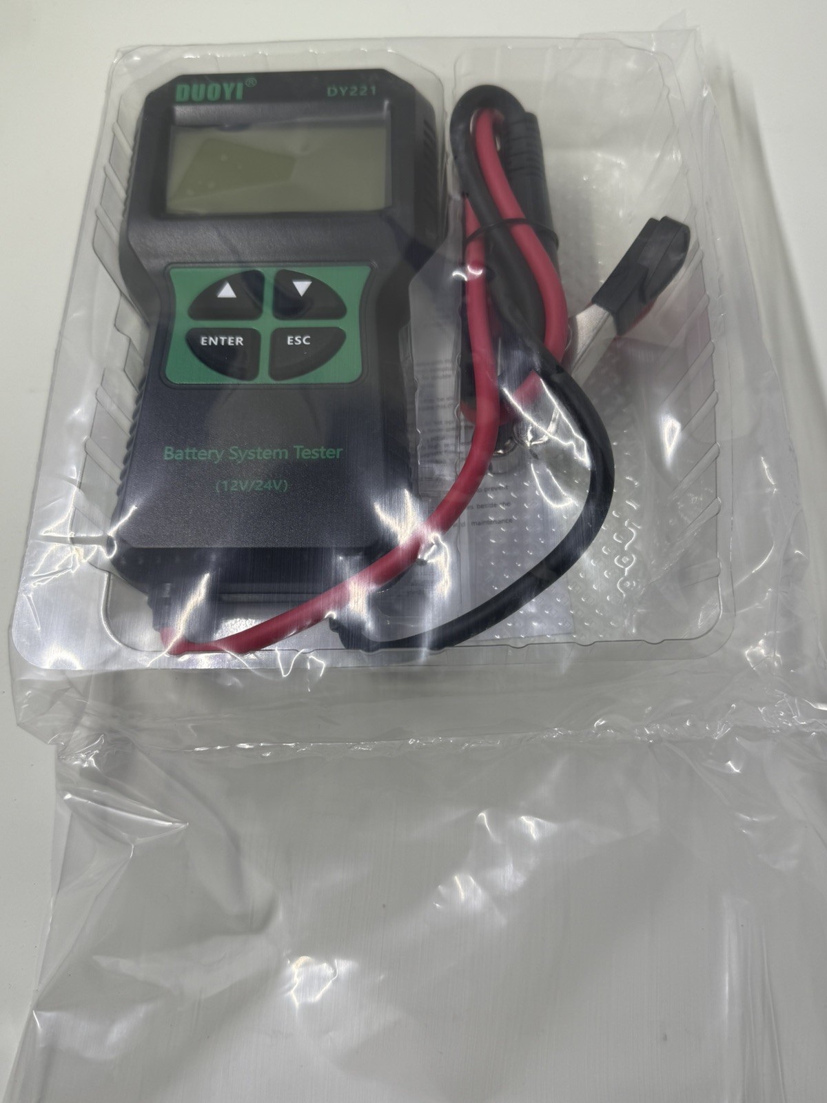 DUOYI DY221 Professional Battery System Tester 12V/24V  Cranking & Charging Test