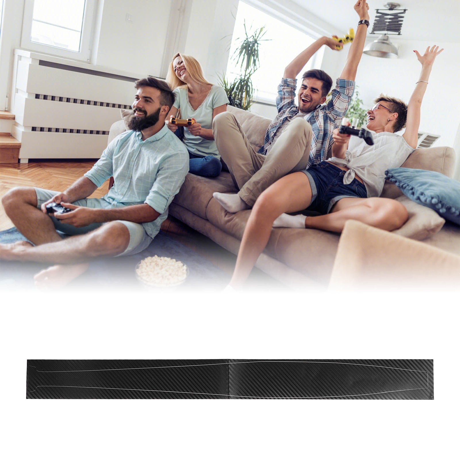 For Console Middle Skin Integral Scratch Resistant Middle Strip Sticker NMNH