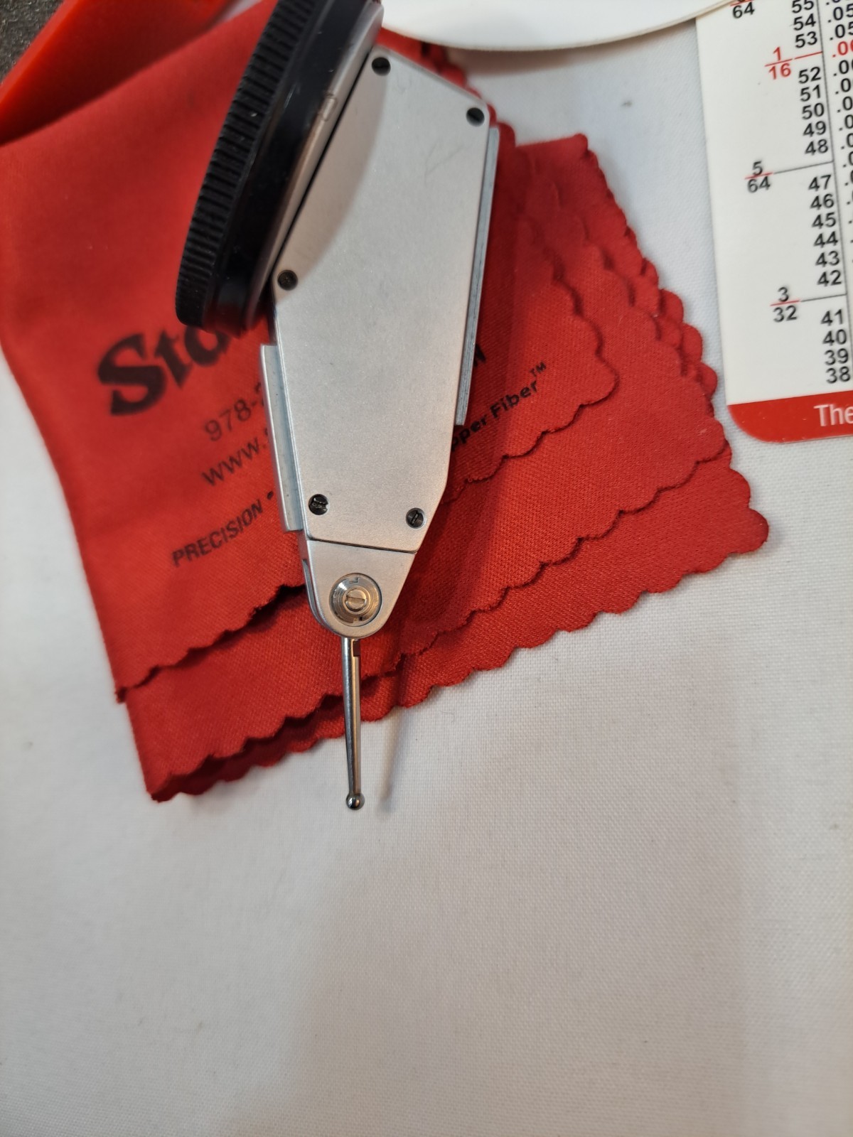 Starrett 708B Precision Dial Test Indicator Set .0001" with Case and Accessories
