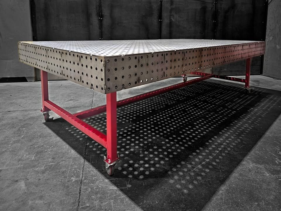 60"x120" Welding Fabrication Table 5x10ft Fully Welded Fixture Laser Cut in USA