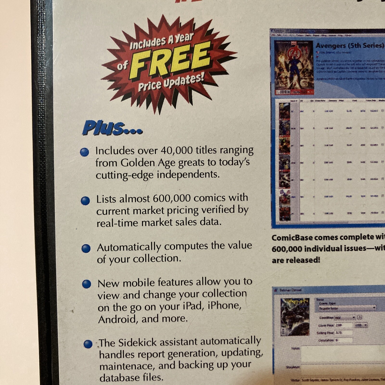 ComicBase 2015 DVD(4 Disc Set) ARCHIVE EDITION Software