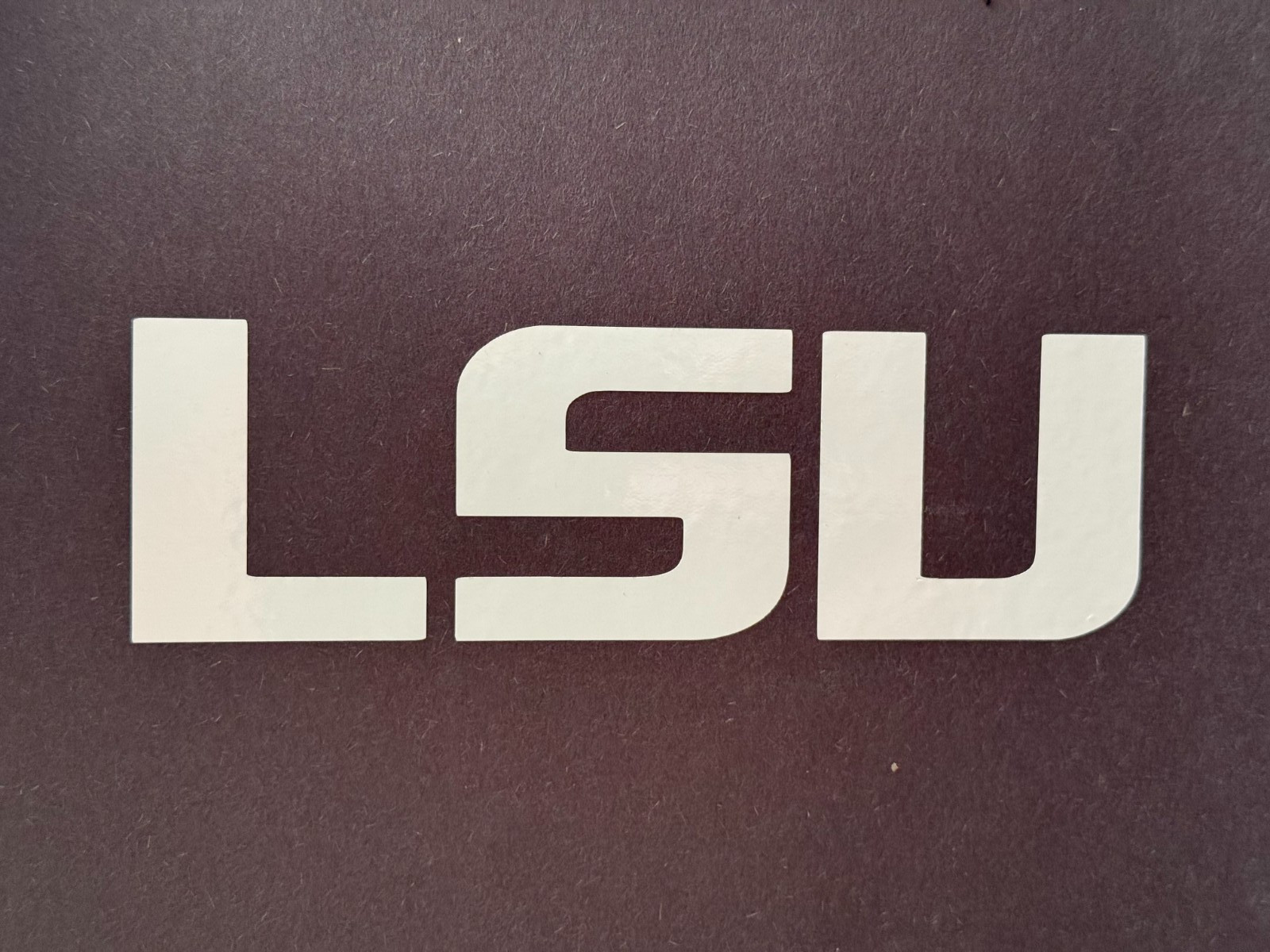 NCAA LSU TIGERS VINYL STICKER DECAL